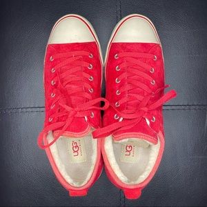 UGG | Evera Sheepskin Lined Suede Sneakers | W8.5